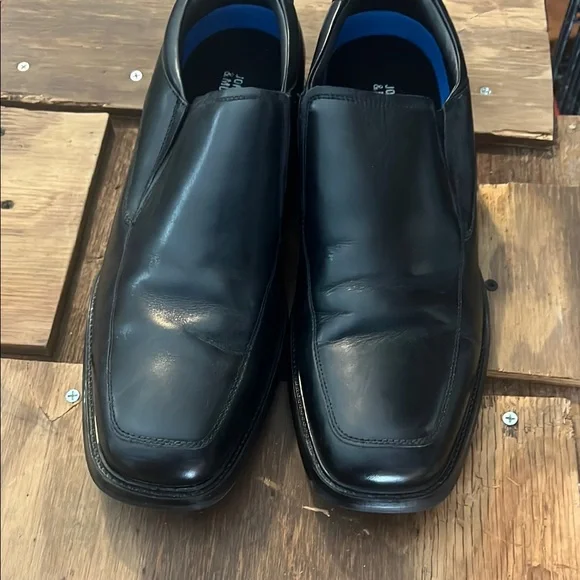Johnston & Murphy Black Leather Loafers Classic Slip-Ons Amazon.com | Johnston & Murphy Men main image 4
